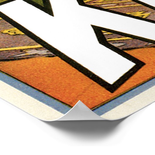 Kellar ~ Gone Magicien Magic Act Poster (Hoek)