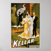 Kellar ~ Gone Magicien Magic Act Poster (Voorkant)
