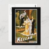 Kellar grootste Poster van het Wonder "Gone" Briefkaart (Voorkant / Achterkant)