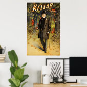 Kellar in het bos met demonen poster (Thuiskantoor)