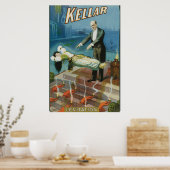 Kellar ~ Levitation  Magic Act Poster (Keuken)