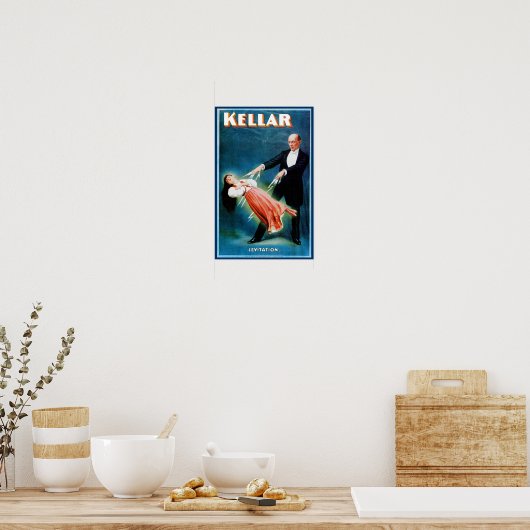 Kellar ~ Levitation Poster (Keuken)