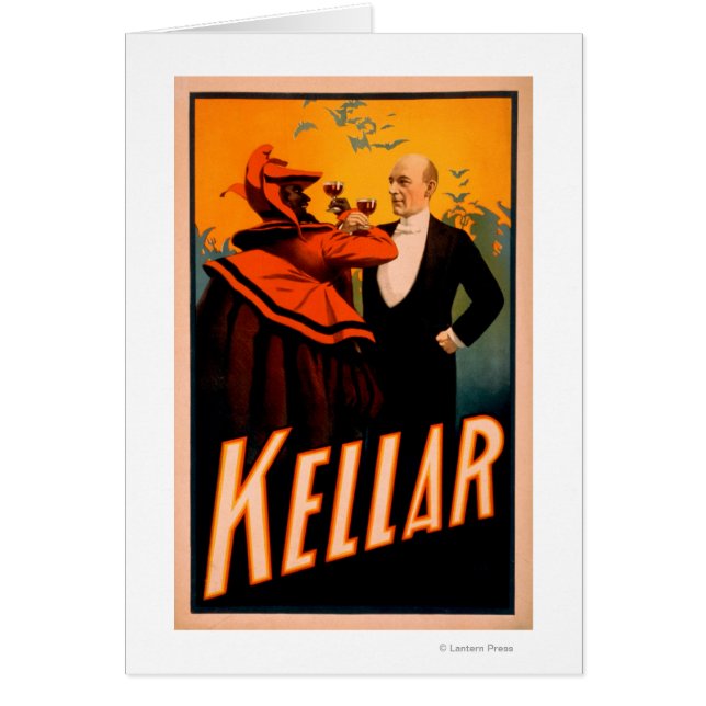 Kellar Magicien Drink wijn met de duivel (Voorkant)
