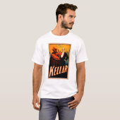 Kellar Magicien Drink wijn met de duivel T-shirt (Voorkant volledig)