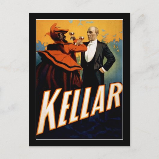 Kellar - Magicus - theaterPoster Briefkaart (Voorkant)