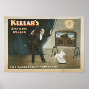KELLAR Poster Magicische illusionist VAUDEVILLE