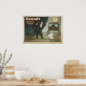 KELLAR Poster Magicische illusionist VAUDEVILLE (Keuken)