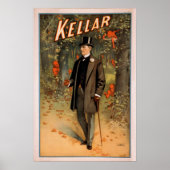 KELLAR Poster Magicische illusionist VAUDEVILLE (Voorkant)