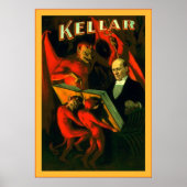 Kellar ~  Poster van de magiër (Voorkant)