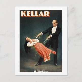Kellar the Magicia - Vintage-advertentie Briefkaart