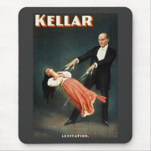 Kellar the Magicia - Vintage-advertentie Muismat