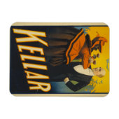 Kellar the Magician Toasting the Devil Magneet (Horizontaal)