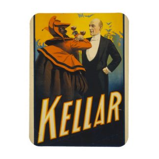 Kellar the Magician Toasting the Devil Magneet