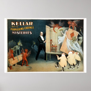 Kellar's Cabinets Theater Poster. Poster