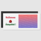 kellemes unnepeket- gepersonaliseerd (Voorkant / Achterkant)