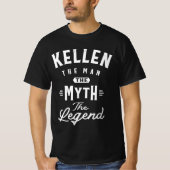 Kellen The Man Myth Legend Personalized Name T-shirt (Voorkant)