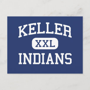 Keller - Indiërs - High School - Keller Texas Briefkaart