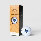 Keller Texas Lone Star State Map Proud DFW Texan Golfballen (Verpakking)