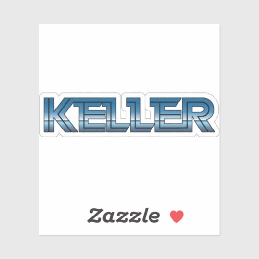 Keller Texas Retro Sticker (Vel)