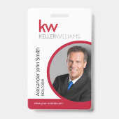 Keller Williams ID Card Badge (Voorzijde)