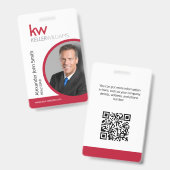 Keller Williams ID-kaart Badge (Voor- en achterkant)