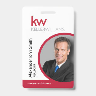 Keller Williams ID-kaart Badge