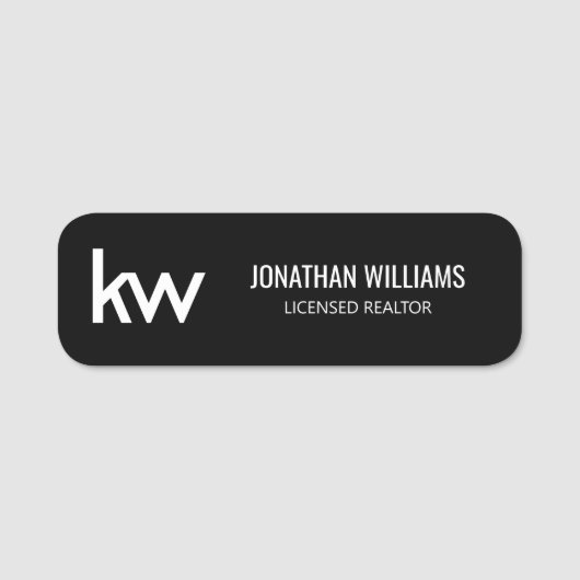 Keller Williams naamkaartje Naamplaatje (Voorkant)