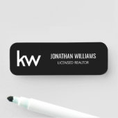Keller Williams naamplaatje (In situ)