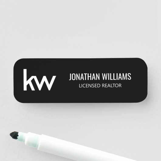 Keller Williams naamplaatje (In situ)
