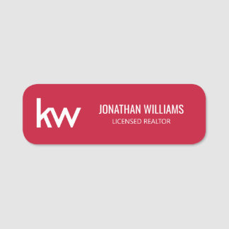 Keller Williams Name Tag