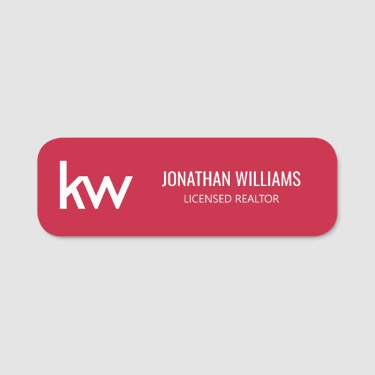 Keller Williams Name Tag (Voorkant)