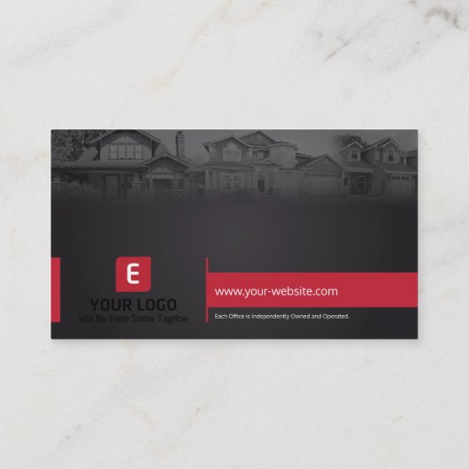 Keller Williams Real Estate Visitekaartje Design (Achterkant)