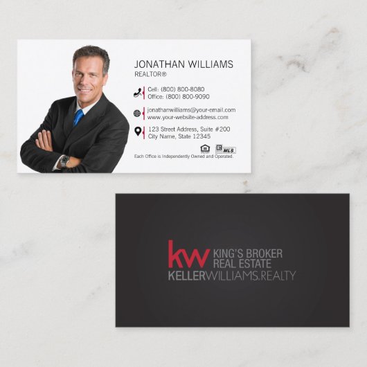 Keller Williams Visitekaartje (Voorkant / Achterkant)