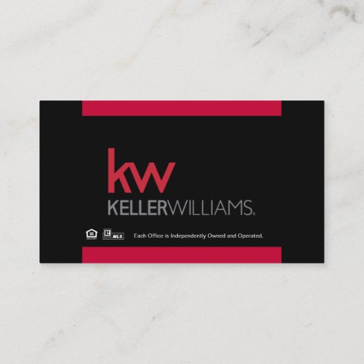 Keller Williams Visitekaartje (Achterkant)