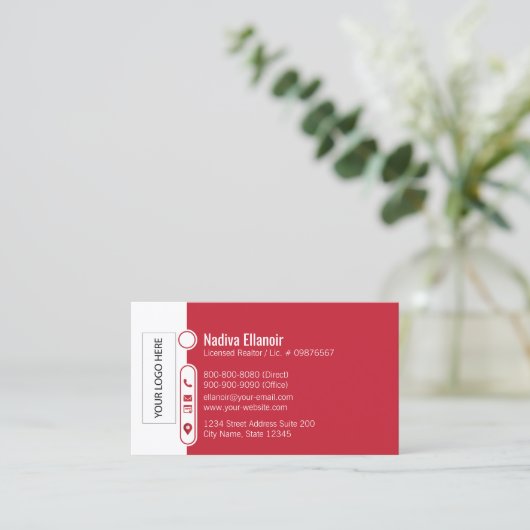 Keller Williams Visitekaartje (Staand voorkant)