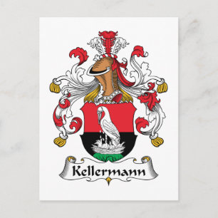 Kellermann Family Crest Briefkaart