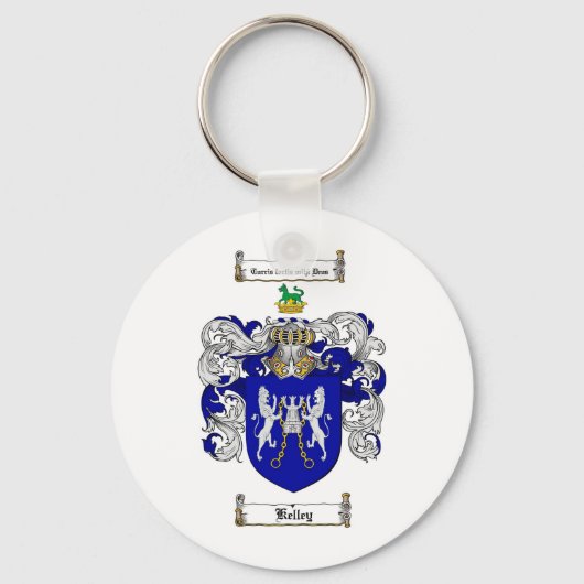 KELLEY FAMILY CREST - KELLEY COAT OF ARMS SLEUTELHANGER (Voorkant)