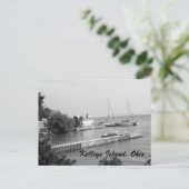 Kelleys Island Boats briefkaart (Staand voorkant)