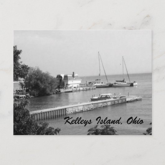 Kelleys Island Boats briefkaart (Voorkant)