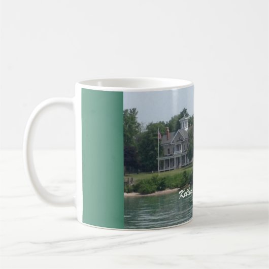 Kelley's Island Lake Erie Uitzicht Foto Mok (Links)