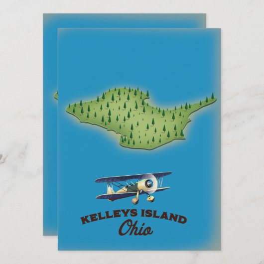 Kelleys Island Ohio (Voorkant / Achterkant)