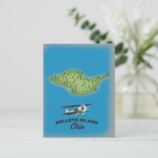 Kelleys Island Ohio Briefkaart (Staand voorkant)