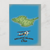 Kelleys Island Ohio Briefkaart (Voorkant)