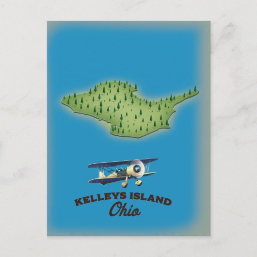Kelleys Island Ohio Briefkaart (Voorkant)