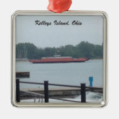 Kelleys Island, Ohio Ferry Foto Ornament (Voorkant)