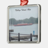 Kelleys Island, Ohio Ferry Foto Ornament (Links)