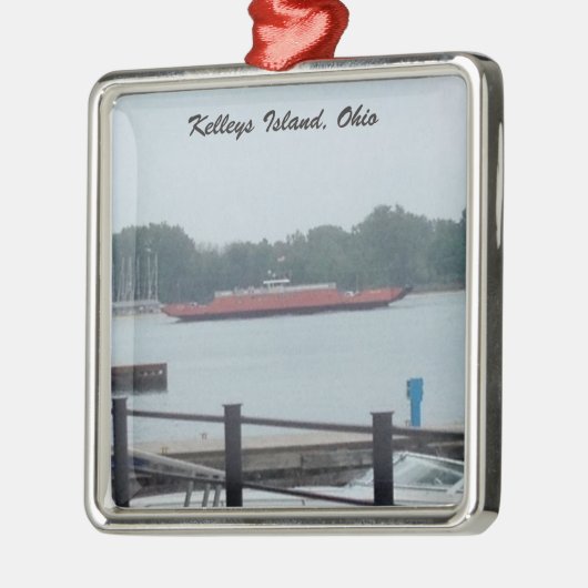 Kelleys Island, Ohio Ferry Foto Ornament (Links)