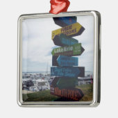 "Kelley's Island" Ohio Kerstornament Metalen Ornament (Links)