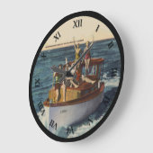 Kelleys Island Ohio Post Kaart Clock Grote Klok (Hoek)