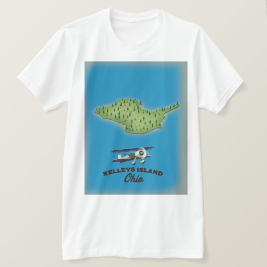 Kelleys Island Ohio T-shirt (Design voorkant)